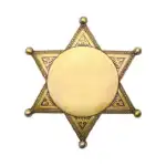 Brass Metal Badge